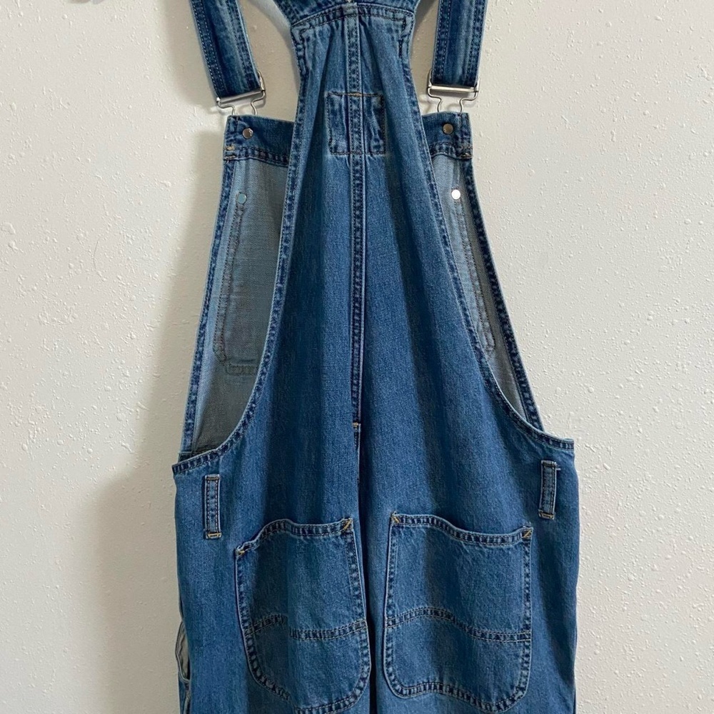Gap Relaxed Denim Overalls with Washwell - Picture 8 of 10